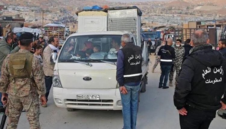 Deporting Syrian refugees from a camp in Lebanon