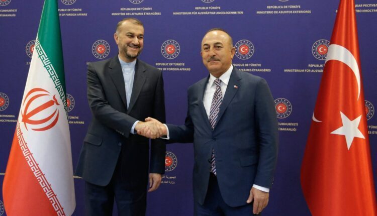 Iranian Foreign Minister Hossein Amirabdollahian and his Turkish counterpart