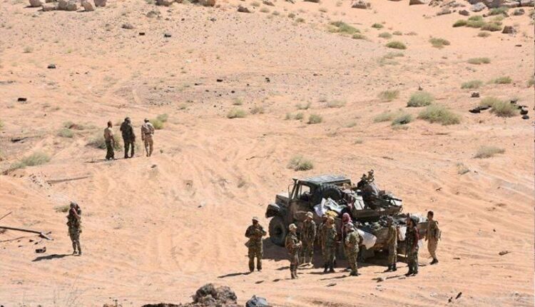 Iranian-backed militia in Deir ez-Zor countryside, eastern Syria