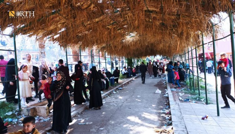 Al-Mashtal Park in the city of Idlib, northwest Syria – North Press