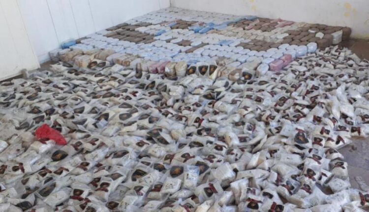 Drugs the Jordanian army confiscated previously