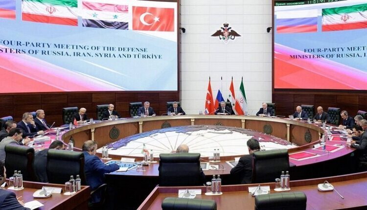 Four-way meeting between defense ministers of Syria, Russia, Turkey, and Iran