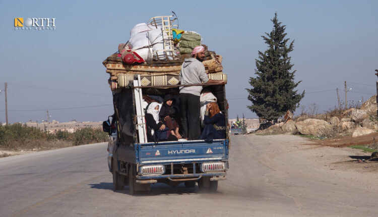 Residents are being displaced by the recent military escalation in the countryside of Idlib, northwest Syria – North Press