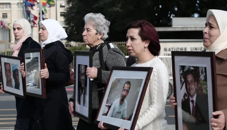 Family members of missing Syrians