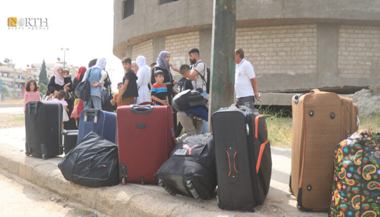 Syrian refugees evacuated by Autonomous Administration of North and East Syria (AANES) from Sudan – North Press/Archive