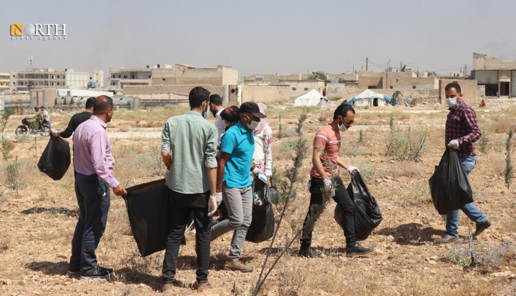 Autonomous Administration of North and East Syria (AANES) launch a campaign in the city of Manbij, northern Syria to get rid of plastic waste – North Press