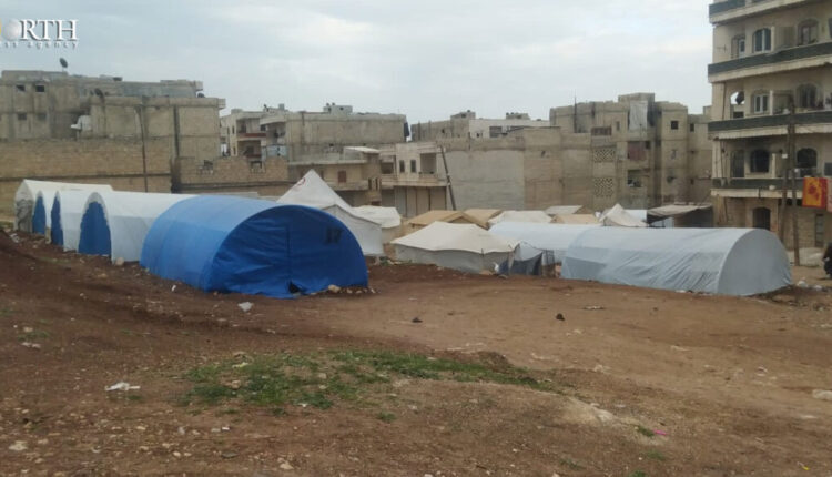 A camp in Afrin countryside for quake-affected victims – North Press