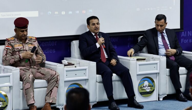 The Iraqi National Security Advisor Qassim al-Araji who presided the meeting
