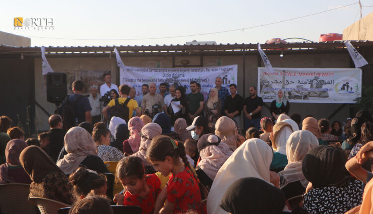IDPs from Sere Kaniye (Ras al-Ain) in a camp in Hasakah Governorate in NE Syria, July 10, 2023 – North Press