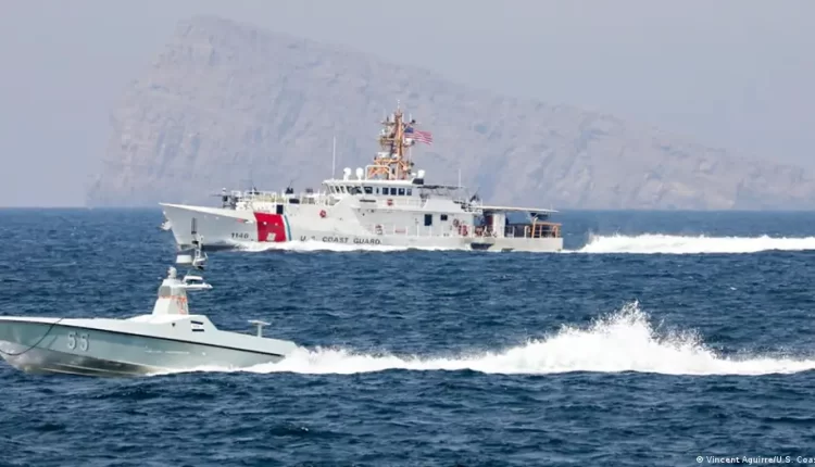The Strait of Hormuz where the seizure attempts took place – Associated Press