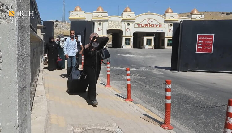 Departure gate at #Bab al-Hawa border crossing in Idlib Governorate, northwestern Syria – North Press