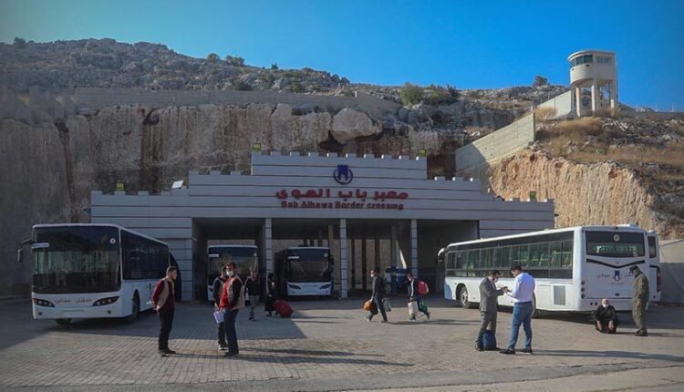 Bab al-Hawa border crossing between Syria and Turkey