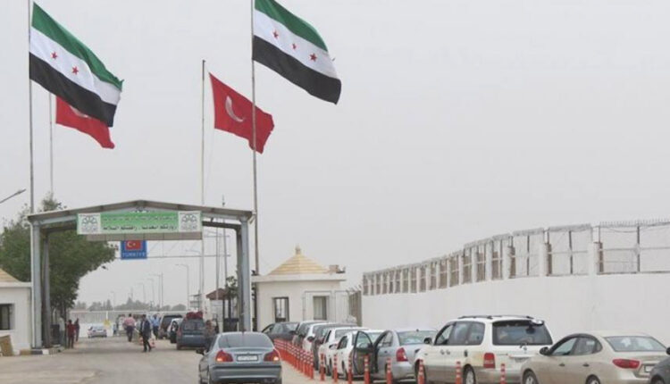 Tel Abyad border crossing between Syria and Turkey