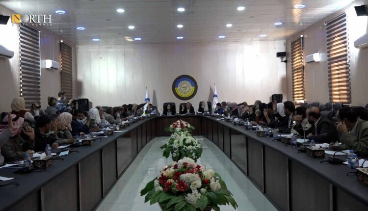 Meeting of the General Council of the Autonomous Administration of North and East Syria (AANES) in the city of Raqqa, northern Syria – North Press