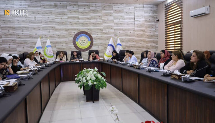 A meeting of the Women Coordination of the Autonomous Administration of North and East Syria (AANES) in the city of Raqqa, north Syria – North Press
