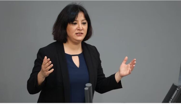 Gökay Akbulut, member of the German parliament for the far-left Die Linke party -SWR