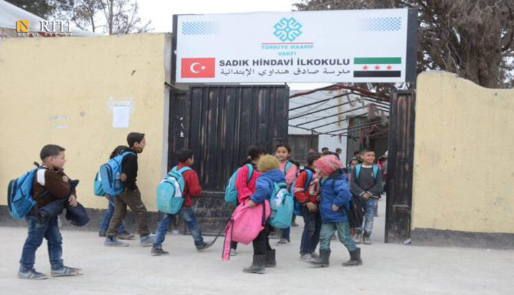 A school for teaching Turkish language in Afrin, northwest Syria – North Press