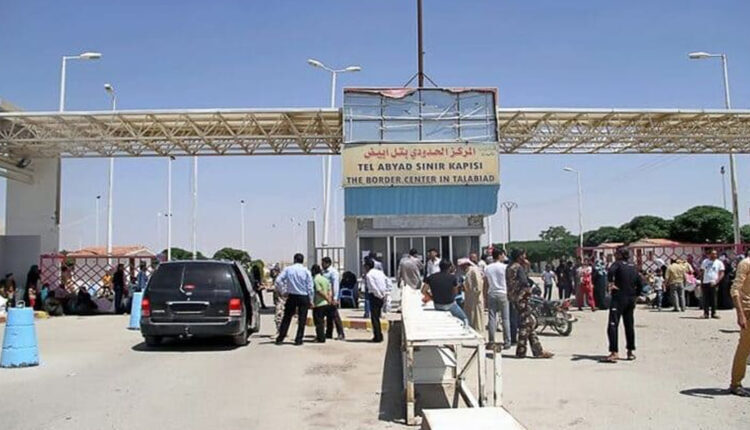 Tel Abyad border crossing with Turkey in Raqqa Governorate in northern Syria