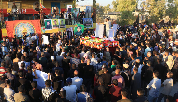 Funeral of three fighters of the Syrian Democratic Forces (SDF) in the city of Qamishli, northeast Syria – North Press