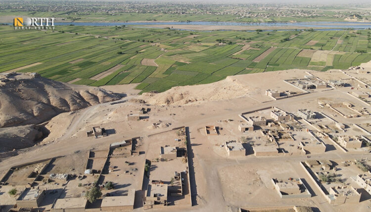 Aerial footage show houses of civilians vacant in areas west of the Euphrates River under the control of Iranian-backed militias in Deir ez-Zor Governorate, eastern Syria – North Press