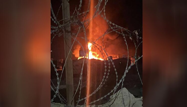 An unknown airstrike targeting Iranian militias on the Syrian-Iraqi border earlier