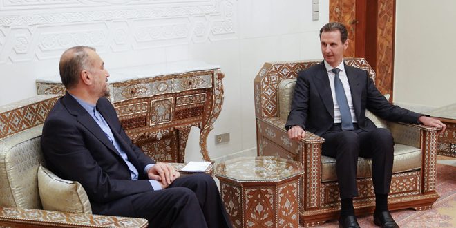 Iran’s FM Meets Assad To Discuss Israel-Hamas War