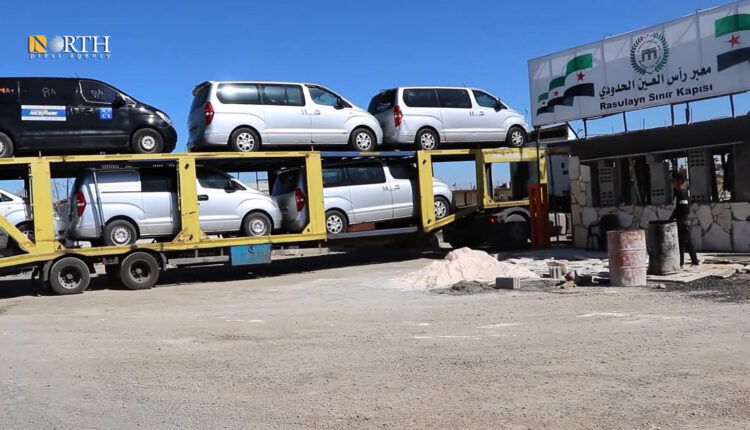 The Ras al-Ain border crossing in northern Syria with Turkey, which is controlled by Turkish-backed SNA factions – North Press