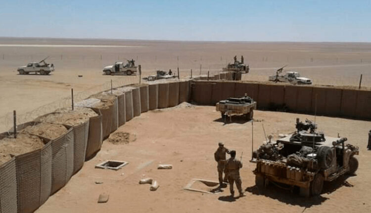 The US al-Tanf garrison in southern Syria.