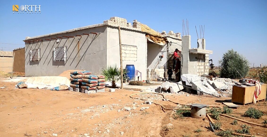 The aftermath of the Turkish bombardment over Muhammad’s house in Tirbe Spiyeh (al-Qahtaniya), northeast Syria – North Press