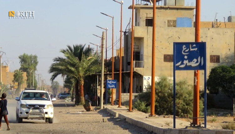 The main route in the town of Abu Hamam in the eastern countryside of Deir ez-Zor Governorate, eastern Syria – North Press