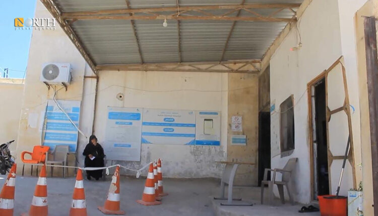 The public hospital in the town of Harem, in the western countryside of Idlib Governorate, northwestern Syria. – North Press