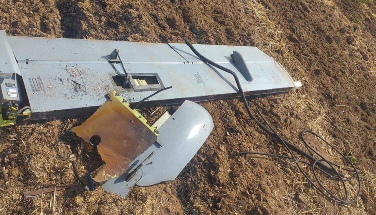 Turkish drone downed by the US-led Global Coalition forces in Hasakah countryside, northeast Syria – North Press/Archive