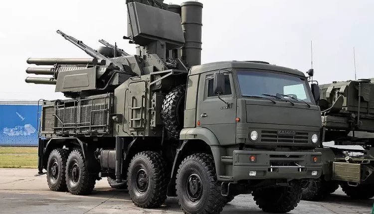 Russian SA-22 air-defense system missile known as Pantsir