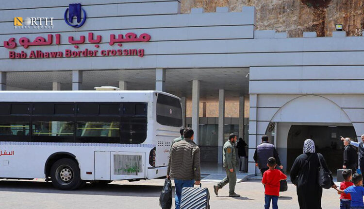 The Bab al-Hawa border crossing which links the northern part of the Idlib Governorate, northwestern Syria, with the Turkish province of Hatay – North Press – North Press