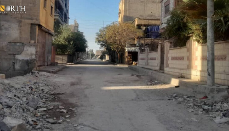 An almost deserted neighborhood in the town of al-Mayadin in the eastern countryside of Deir ez-Zor, eastern Syria – North Press
