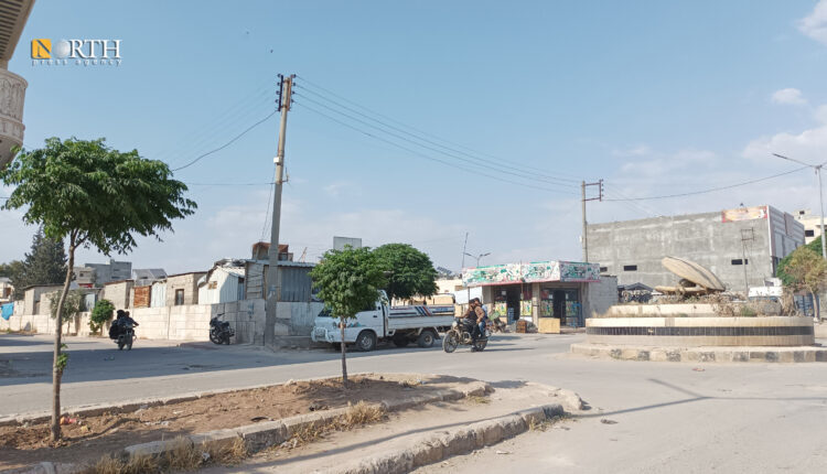 Al-Sadafa Roundabout in the city center of Azaz, in northern Syria – North Press
