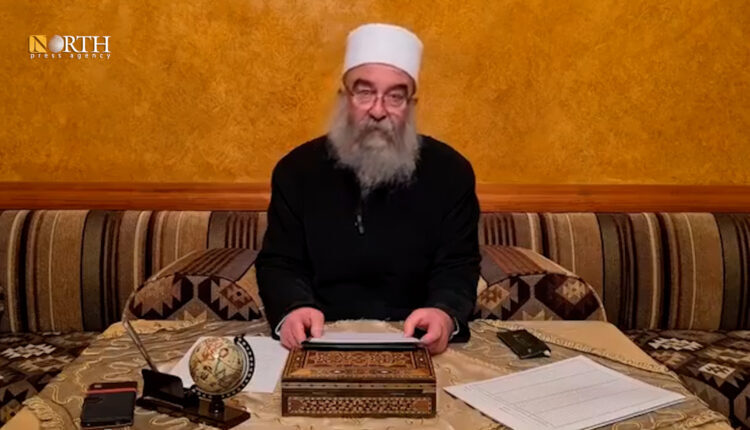 Sheikh Hikmat al-Hajri, the religious leader of the Druze ethnicity in Suwayda Governorate, southern Syria. – North Press