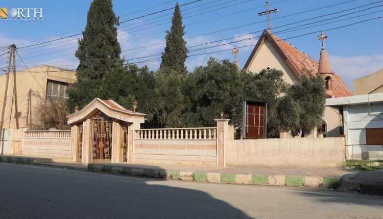 A church in the town of Tel Tamr in Hasakah Governorate, northeast Syria – North Press