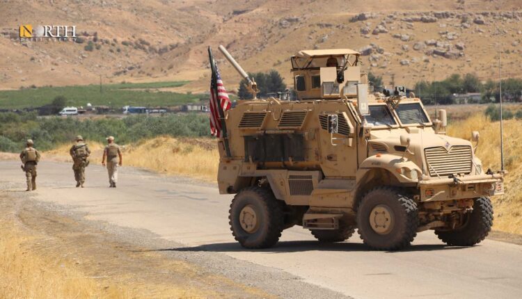 A military patrol of the U.S. forces in the countryside of Derik (al-Malikiyah) in the far northeast Syria – North Press