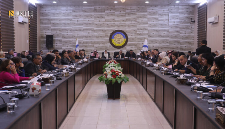 The General Council of the AANES in a meeting in the city of Raqqa, northern Syria, to ratify a new Social Contract for AANES-held areas – North Press