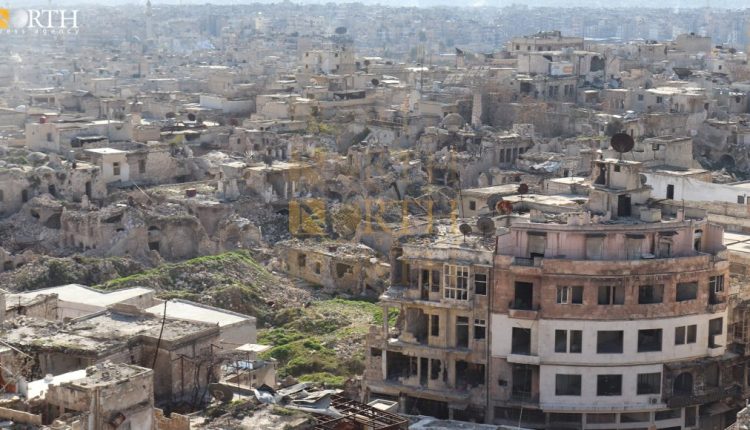 Destroyed neighborhoods of Aleppo due to the Feb. 6, 2023 earthquake that hit Syria and Turkey - North Press/Archive