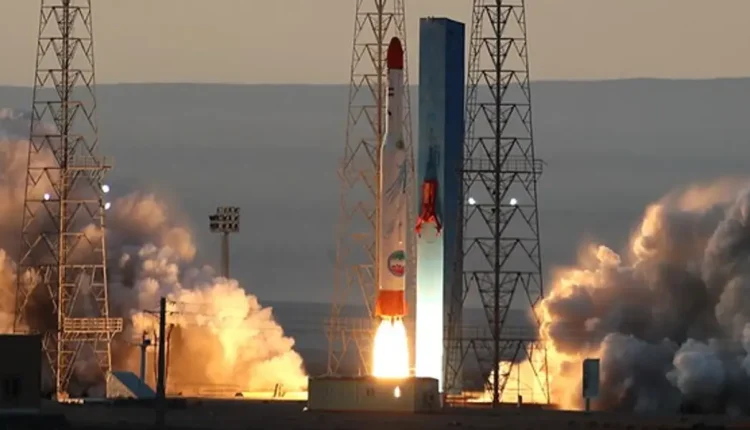"Soraya satellite" was launched into a 750-kilometer orbit with the "Qaem 100" satellite launcher on Jan. 20, 2024 - Iran International