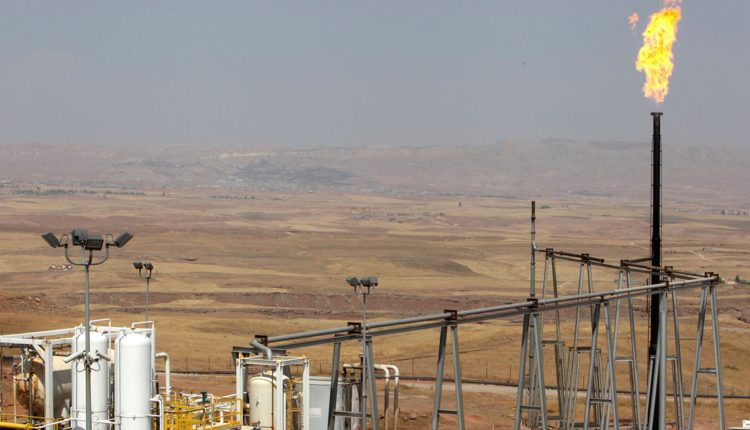 The Khor Mor gas field in the Sulaymaniyah Governorate in northern Iraq