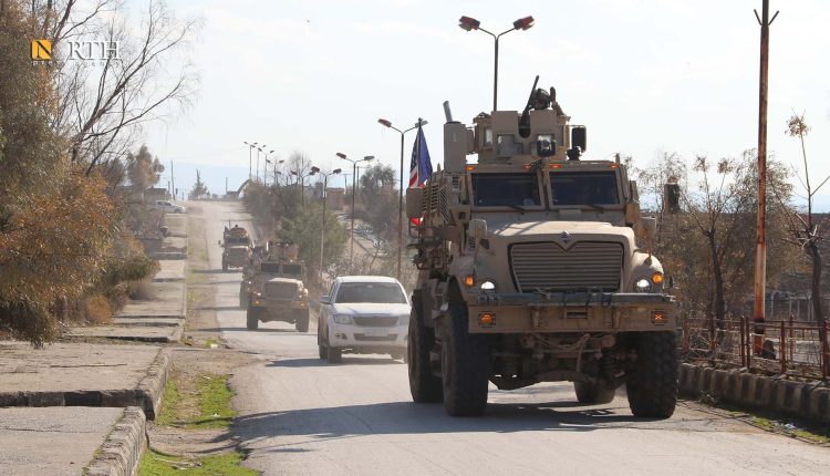 A military patrol of the U.S.-led Global Coalition to Defeat the Islamic State (ISIS) in the countryside of the town of Rmelan, east of the city of Qamishli, northeastern Syria – North Press