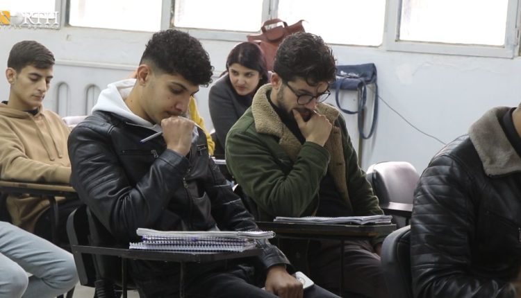 Students of Rojava University in Qamishli, northeast Syria - North Press