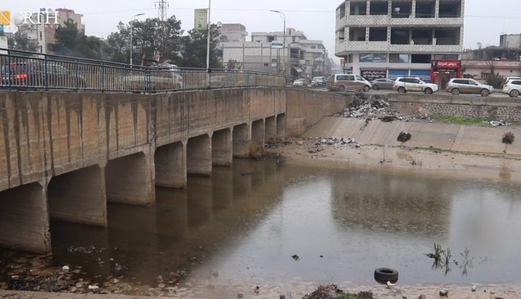 The river of Jaghjagh in Hasakah Governorate, northeastern Syria on Jan. 29, 2024 – North Press