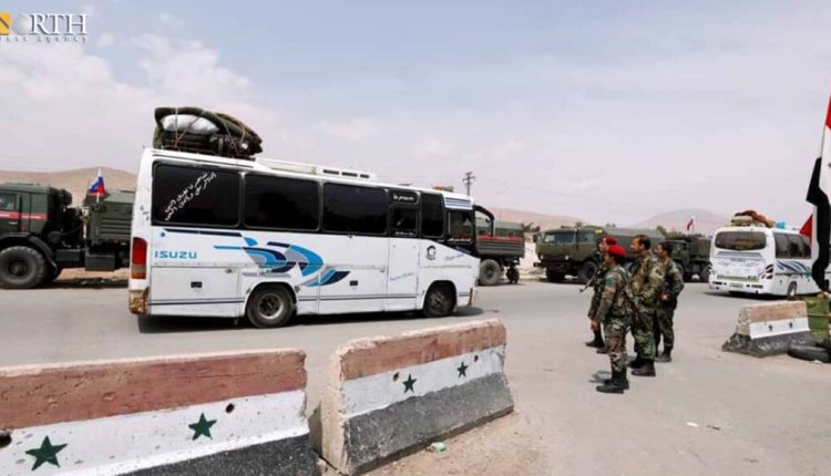 A checkpoint of the Fourth Division of the Syrian government forces in the northern countryside of Daraa, southern Syria – North Press /Archive