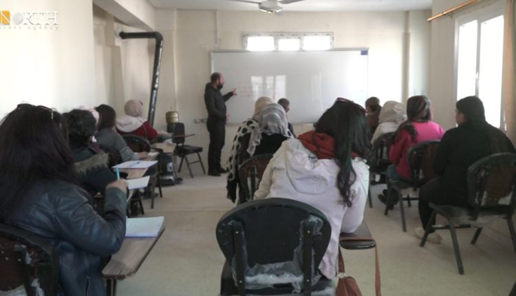 A course for learning Kurdish language in the city of Kobani, northern Syria – North Press