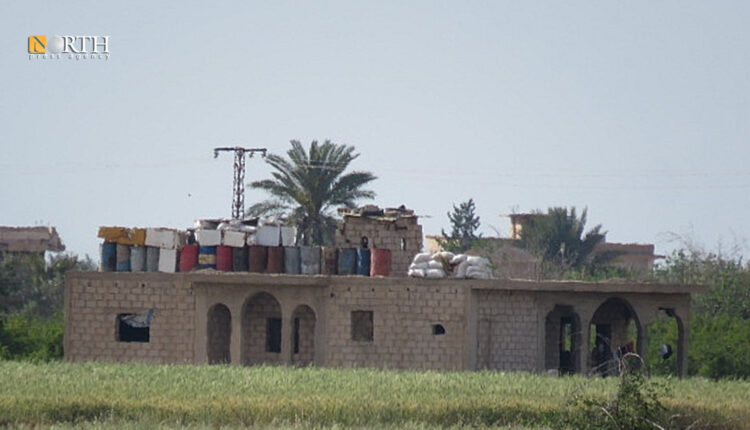 A post of an Iranian-backed militia in the village of al-Dwair in the east of the city of Deir ez-Zor, eastern Syria – North Press
