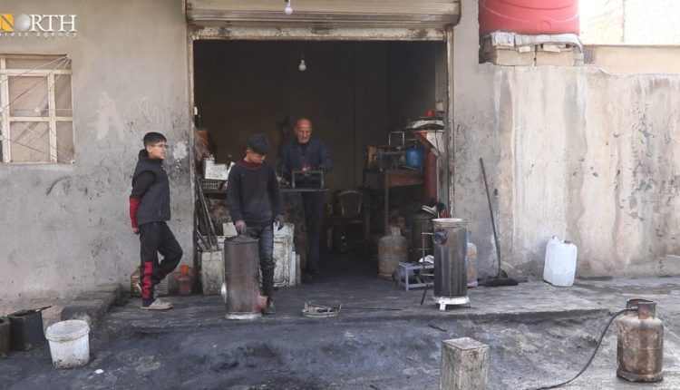 The kerosene cooking stove maintenance workshop in Hasakah, northeast Syria - North Press